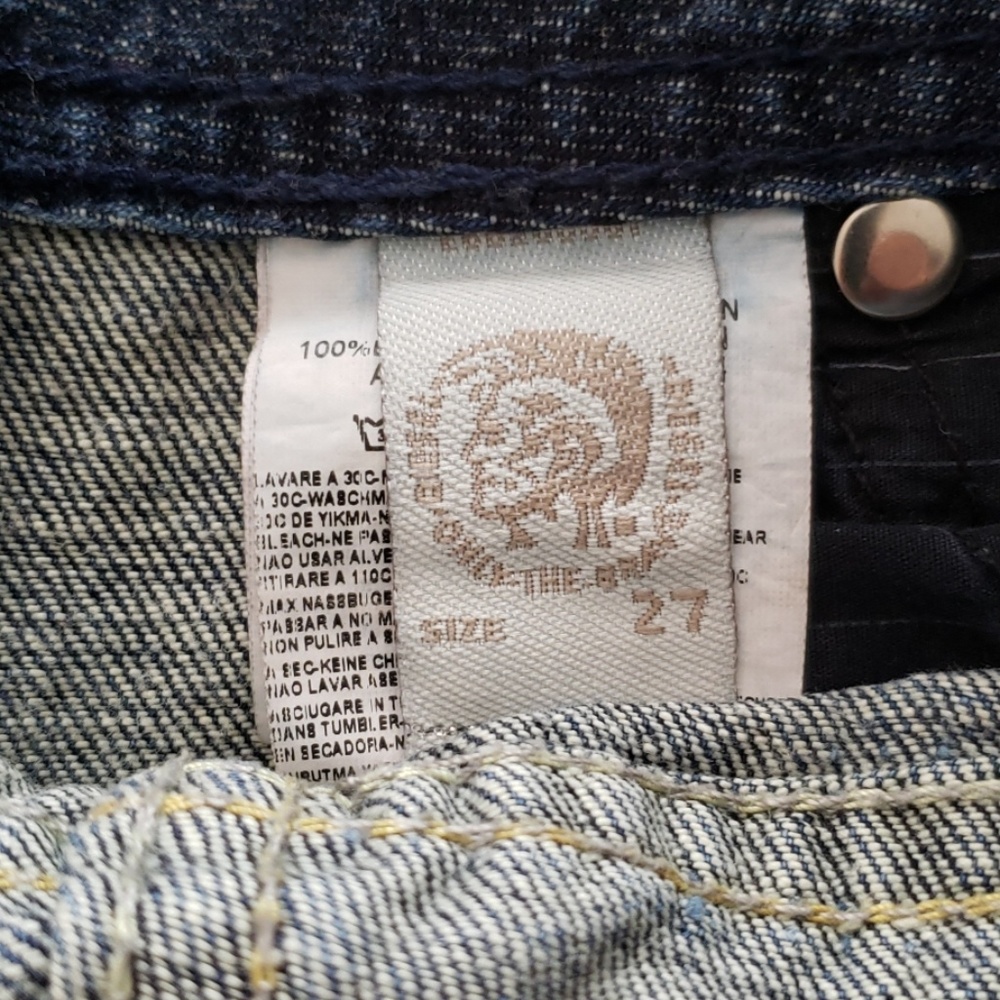 Diesel Industry & Adidas Collab Jeans Size 27 - Picture 5 of 8